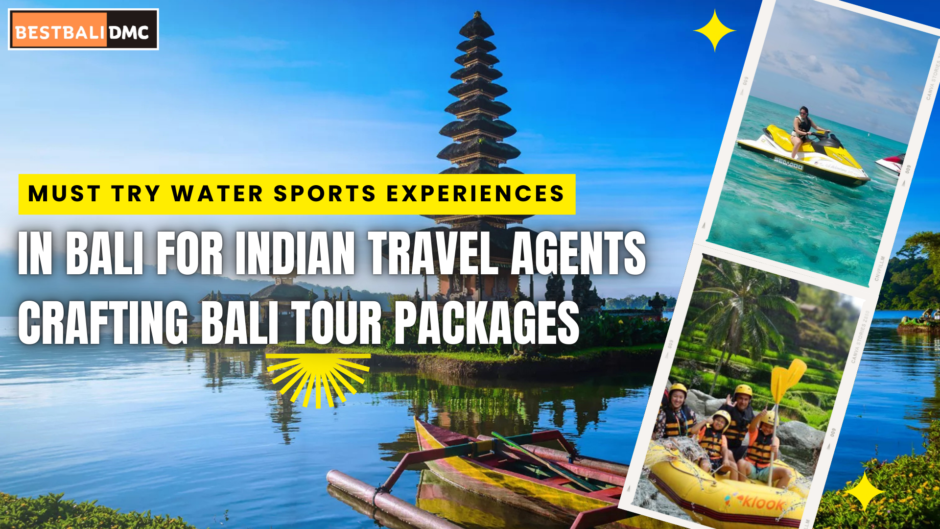 Water Sports You Must Try in Bali: A Must-Experience for Indian Travel Agents Crafting Bali Tour Packages