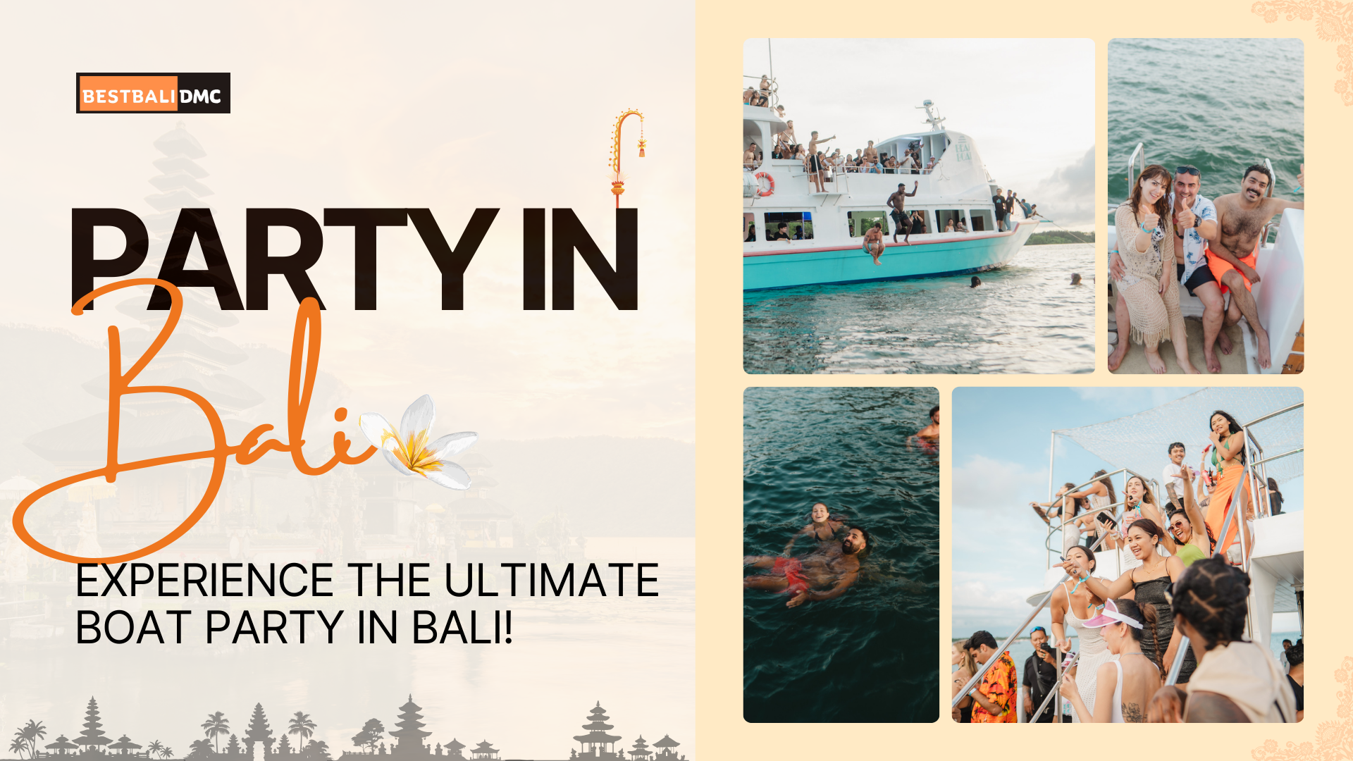 Party in Bali: Experience the Ultimate Boat Party in Bali!